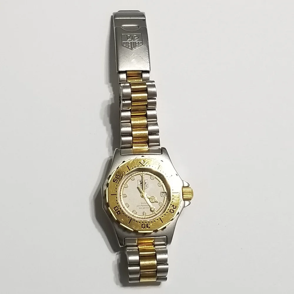 Authentic Tag Heuer two tone Swiss made watch. - Picture 10 of 16